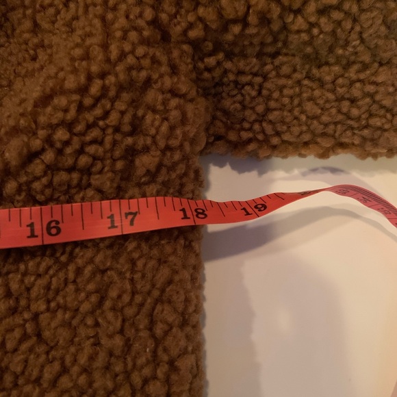 J. Crew Teddy Sherpa Coat Size XXS Cozy Chestnut Brown - Picture 9 of 11
